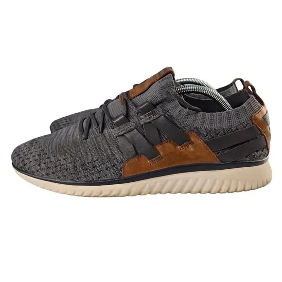 Cole Haan Men Size 10M Grand Motion Woven Stitchlite Sneaker Gray Shoes C27734 - Picture 3 of 8